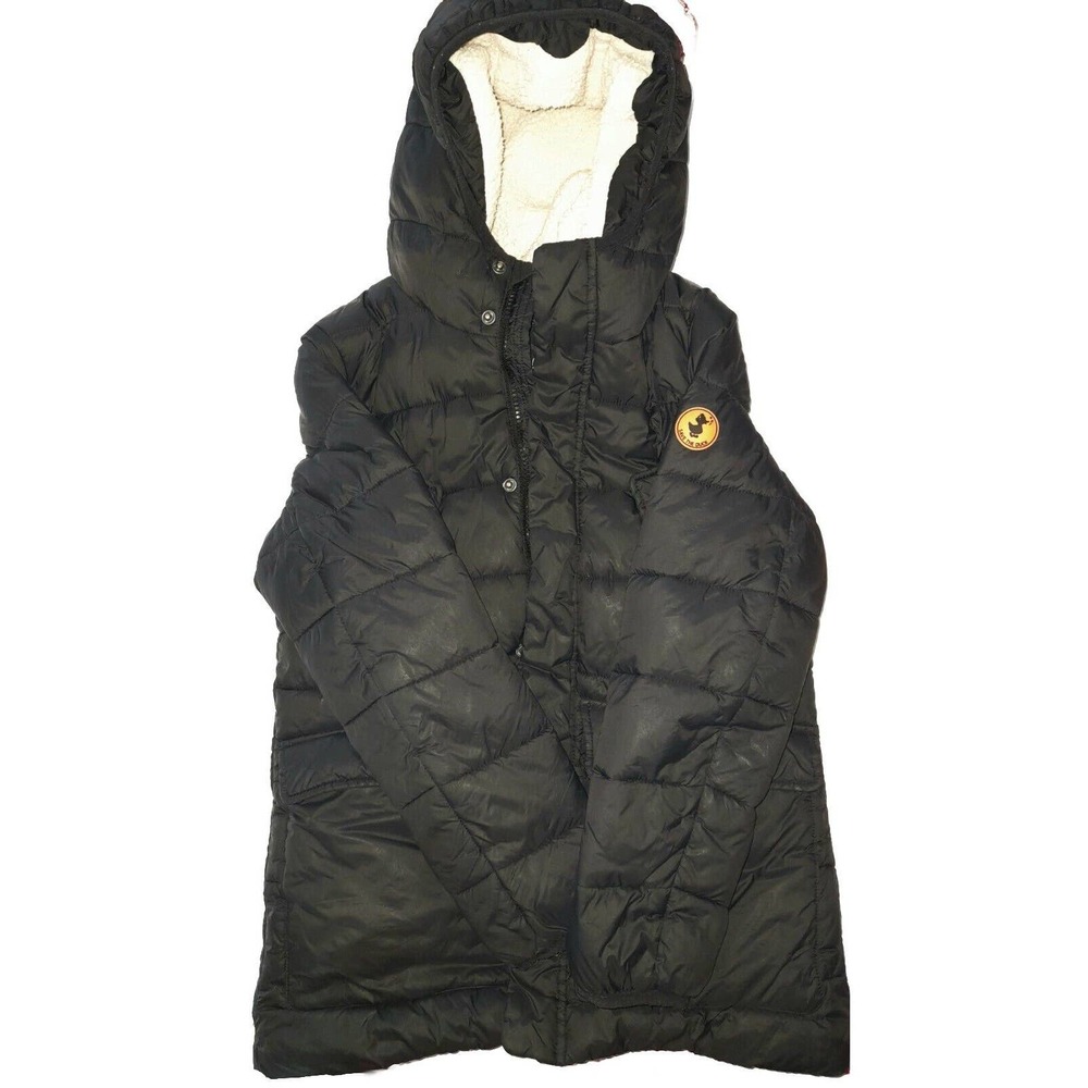 Save The Duck Boys Black Ultra Lined Jacket Size 8